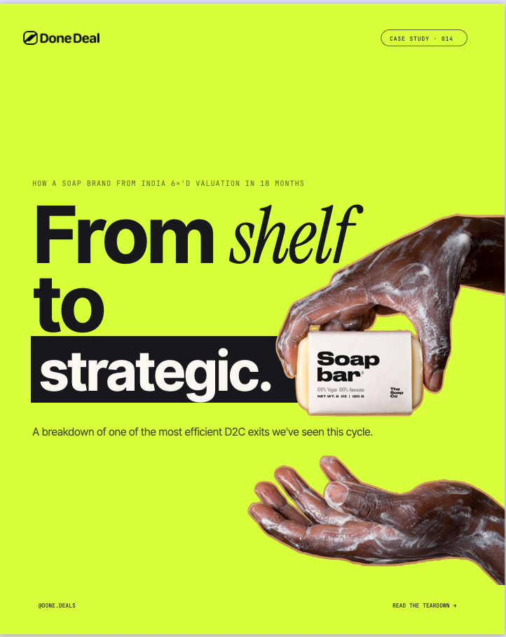 The Soap Co. — deal announcement