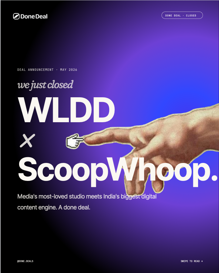 WLDD × ScoopWhoop — deal announcement